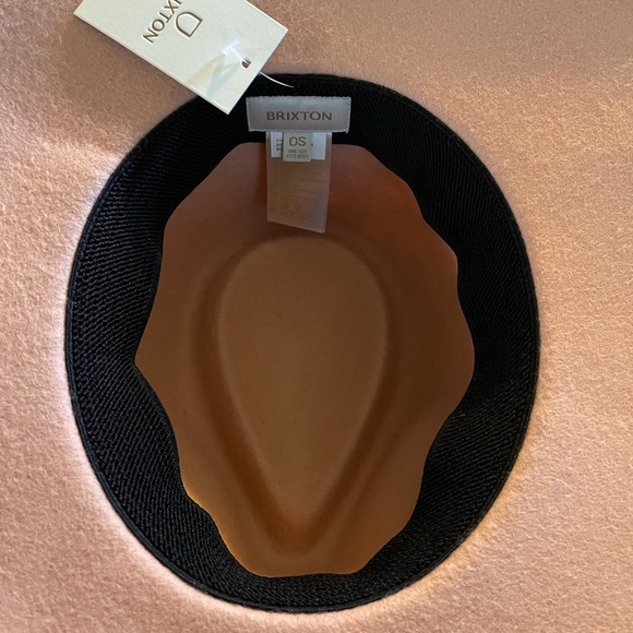 Brixton cowboy hat in pink felt - Picture 6 of 7